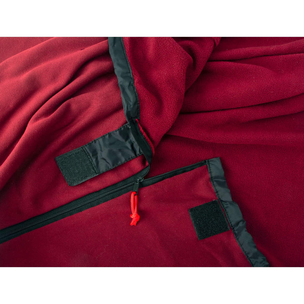 Origin Outdoors Sleeping Liner Mikrofleece Mumienform bordeaux