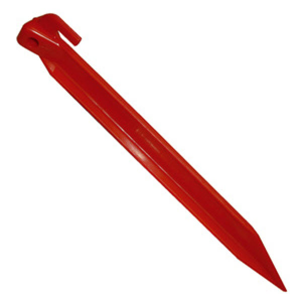 Heusser Zeltheringe Kunststoff rot, 5er Set