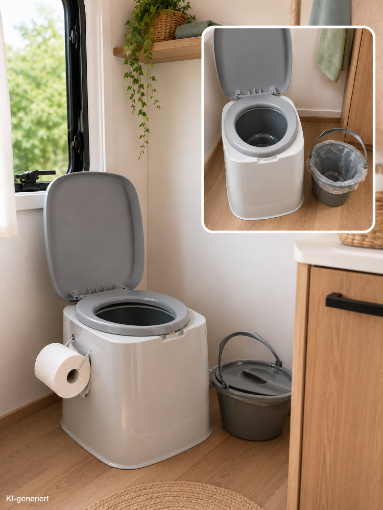 Eimertoiletten fr den Campingbereich