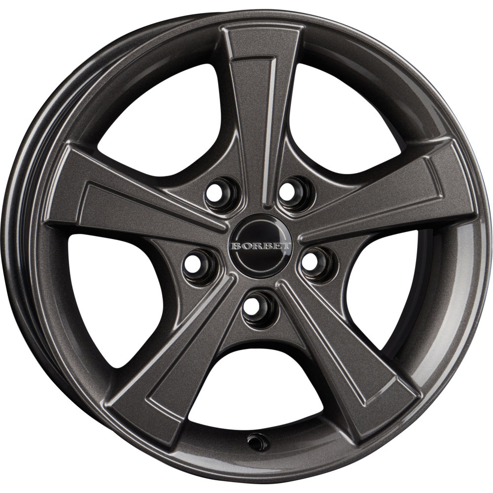 Borbet Alufelge CWT, mistral anthracite glossy, 15 Zoll für Wohnwagen