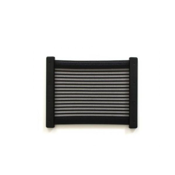 Kiiper Aufbewahrungsnetz liniert schwarz, M - 33 x 26 cm