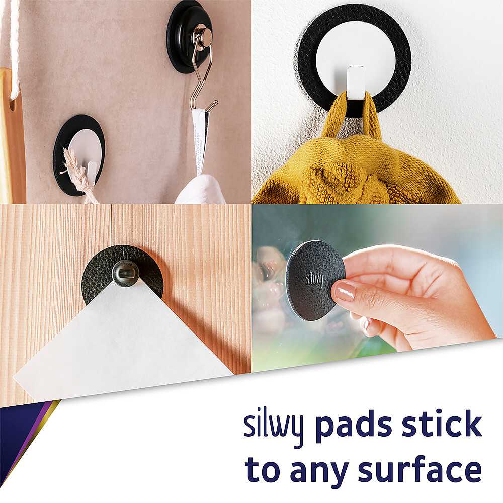Silwy Magnet-Haken Clever White
