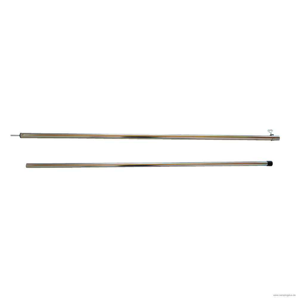 Stahl Aufstellstange variabel 22 mm, 125-200 cm