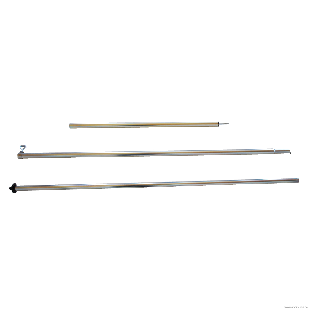 Stahl Aufstellstange variabel 22 mm, 165-250 cm