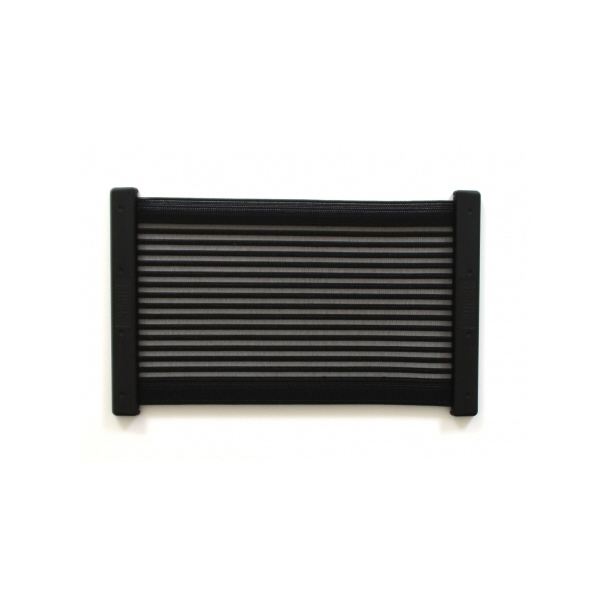 Kiiper Aufbewahrungsnetz liniert schwarz, L - 41 x 26 cm