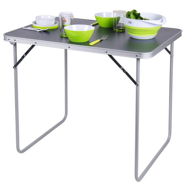 McCamping Campingtisch Jesper 80 x 60 cm, hellgrau