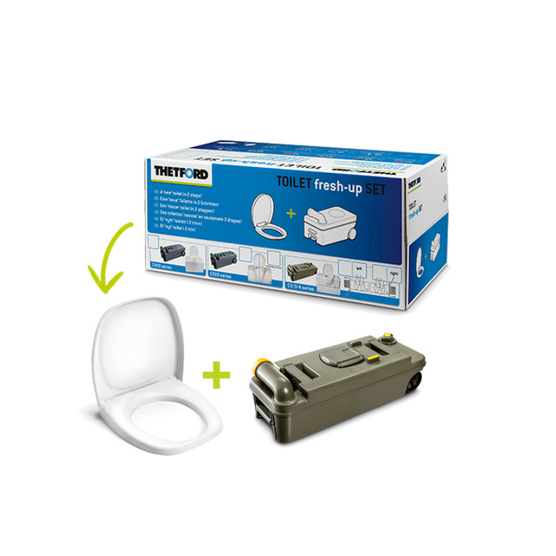Thetford Fresh-Up-Set C2/3/4 links mit Räder