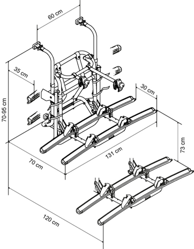 Thule Fahrradträger Lift manuell