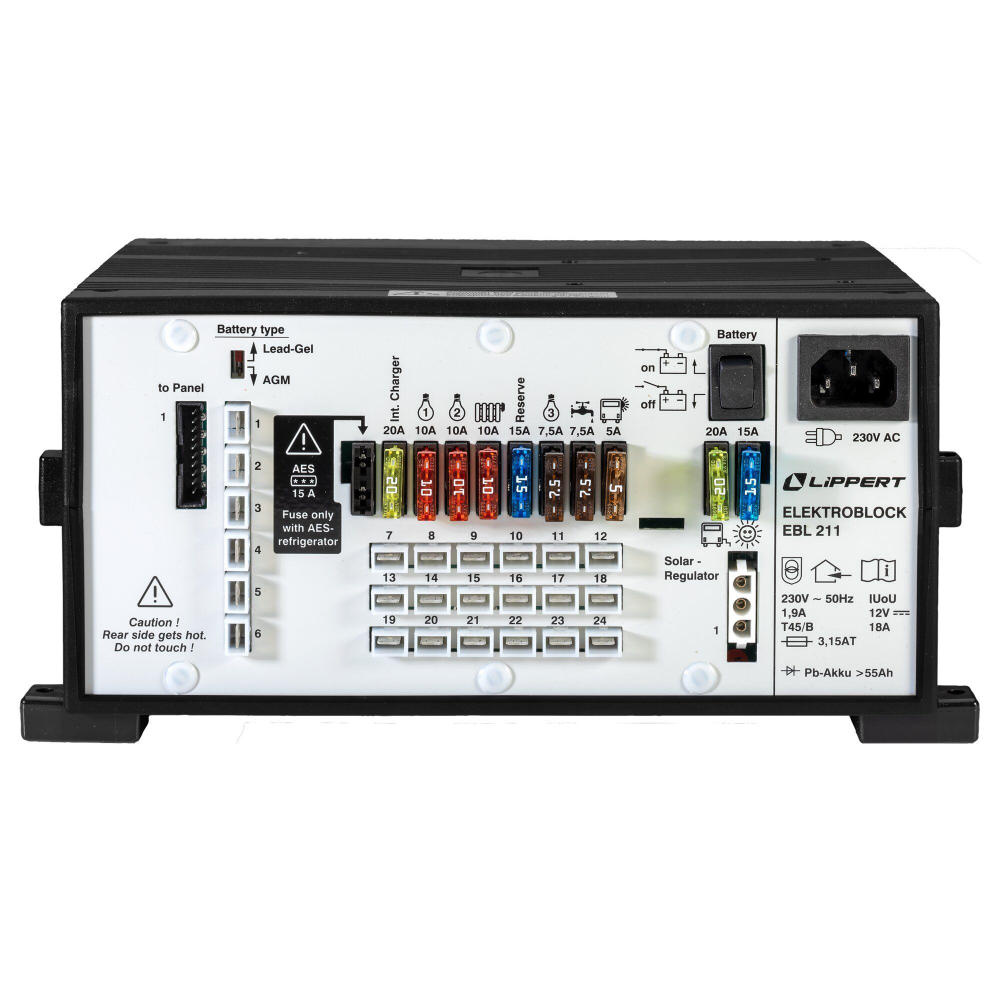 Schaudt Elektroblock EBL 211 mit Bedienpanel LT 453