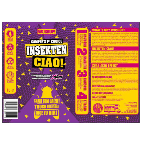 Woshup! Insekten Ciao Insektenentferner, 1 Liter