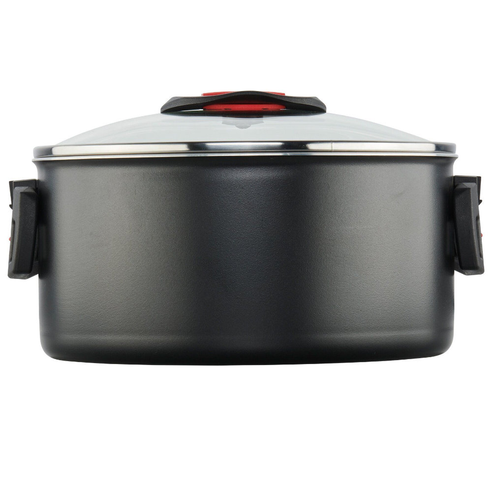 Ballarini Click & Cook Kochtopf mit Glasdeckel