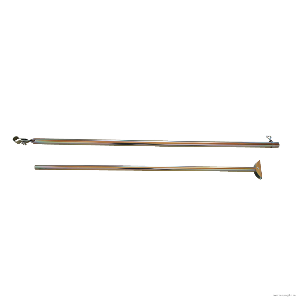 Stahl Orkanstütze mit Bügelfuß 25 mm, 125-205 cm