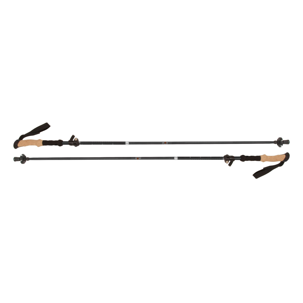 Origin Outdoors Trekkingstöcke Micro-Fold schwarz 120-135 cm 1 Paar