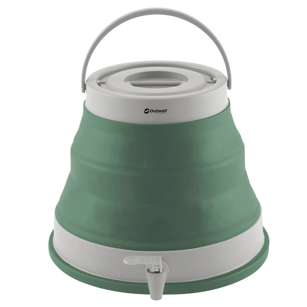 Outwell Collaps Wasserkanister mit Ablasshahn 12 l, dunkelgrün