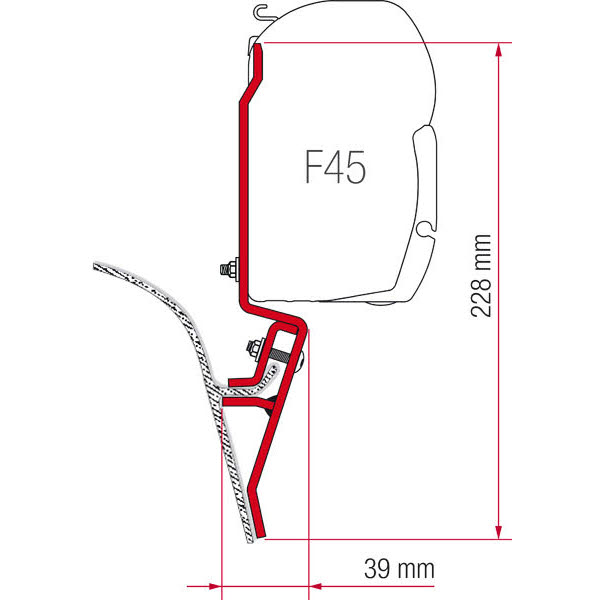Fiamma Kit F45 VW T3