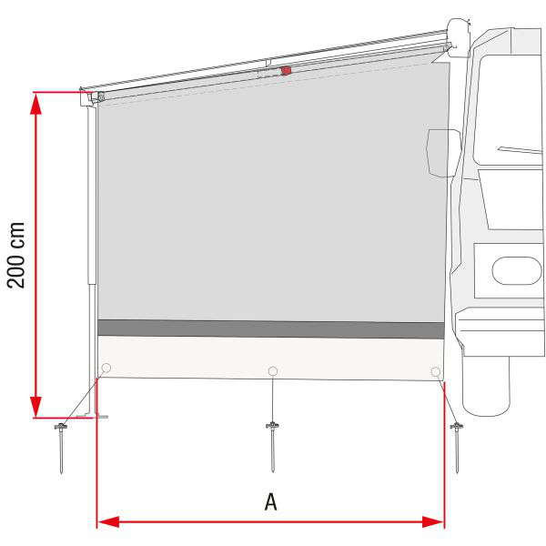 Fiamma Seitenwand Sun View Side