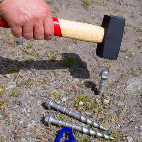Peggy Peg Hardcore Alu-Schlagschraubhering, 4er Set