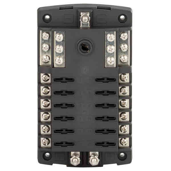 Littelfuse Sicherungsblock ST ATO Series mit Erdungsschiene für 12 Sicherungen