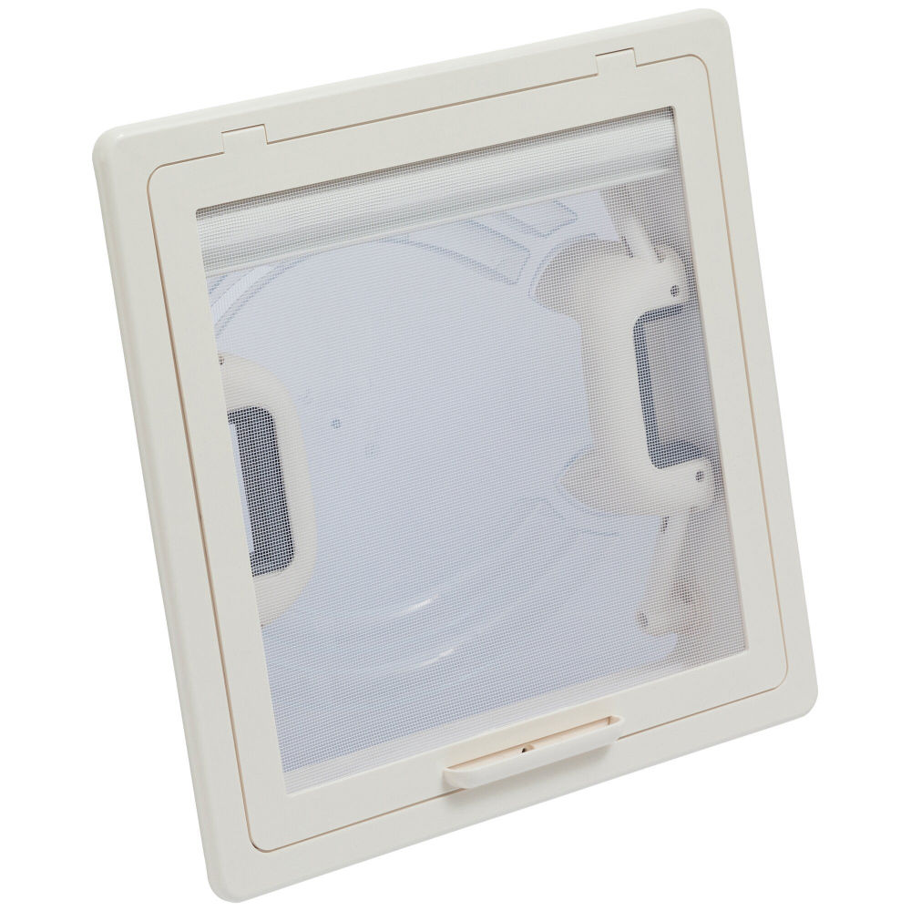 MPK VisionVent S eco inkl. Fliegengitter und Verdunkelung 280x280 mm cremeweiß