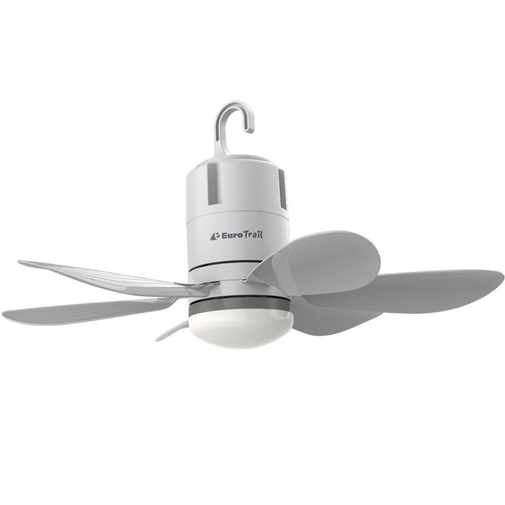 Eurotrail Deckenventilator mit Lampe, 230 Volt