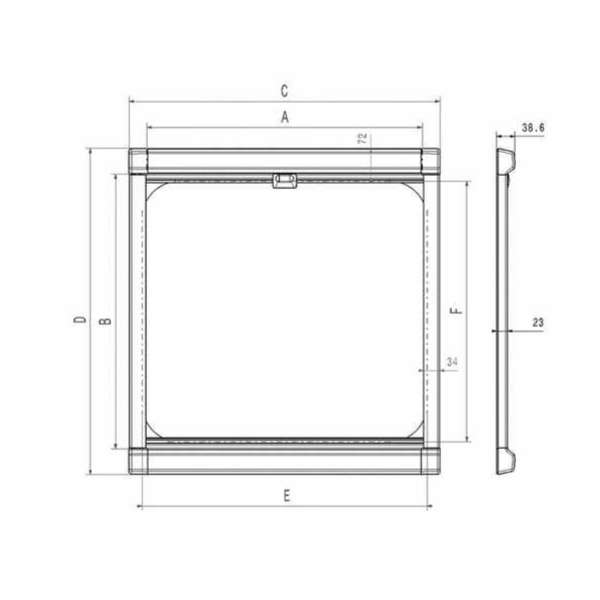 Dometic Fensterrollo DB1R cremeweiß