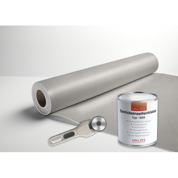 GISATEX Set Wand-und Deckenverkleidung inkl. Spezialkleber  und Abrollschneider