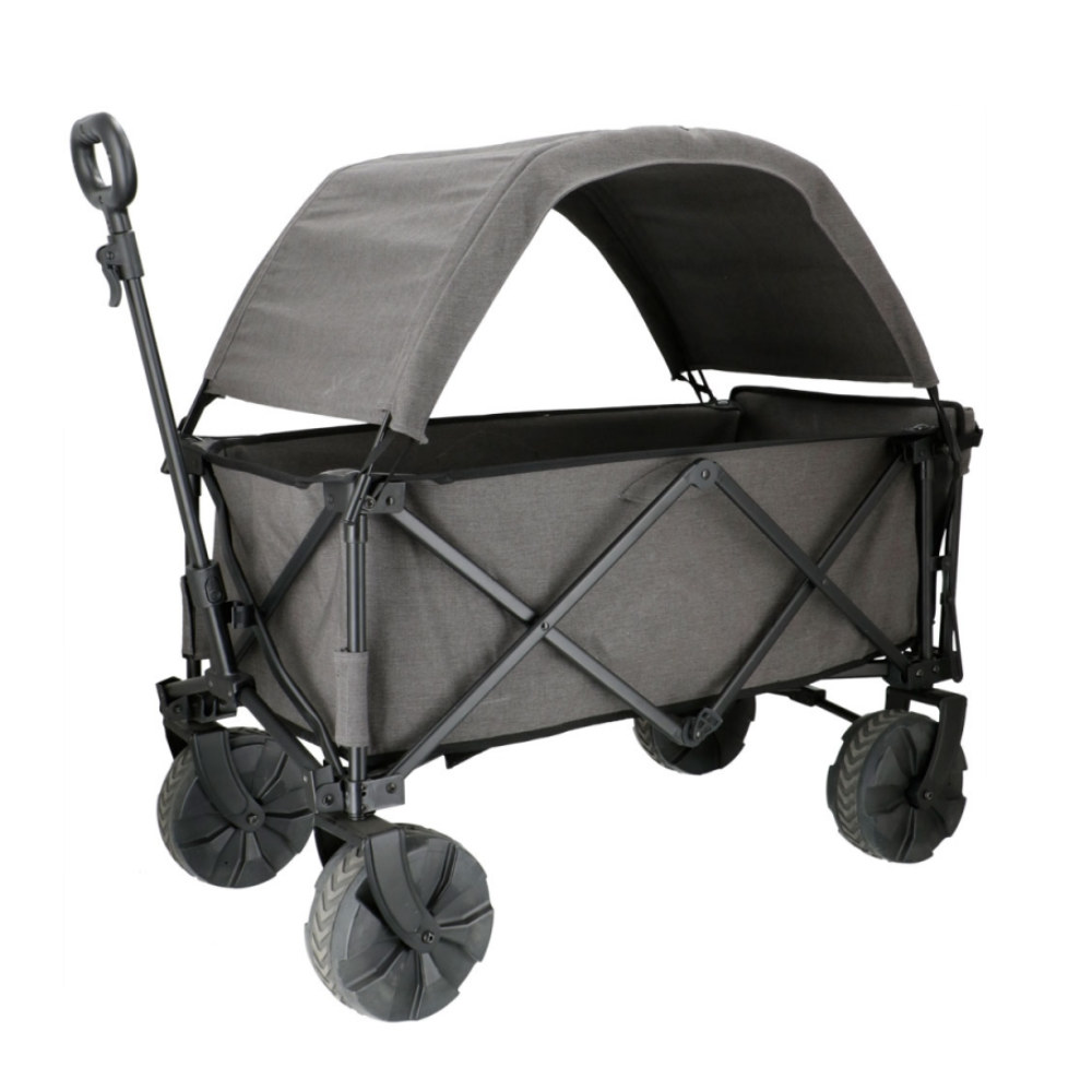 Travellife Bollerwagen Burano mit Dach, grau