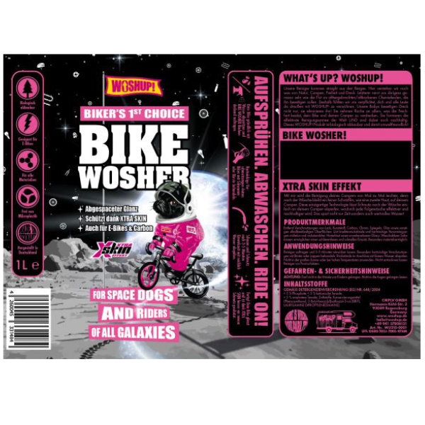 Woshup! Bike Wosher, 1 Liter