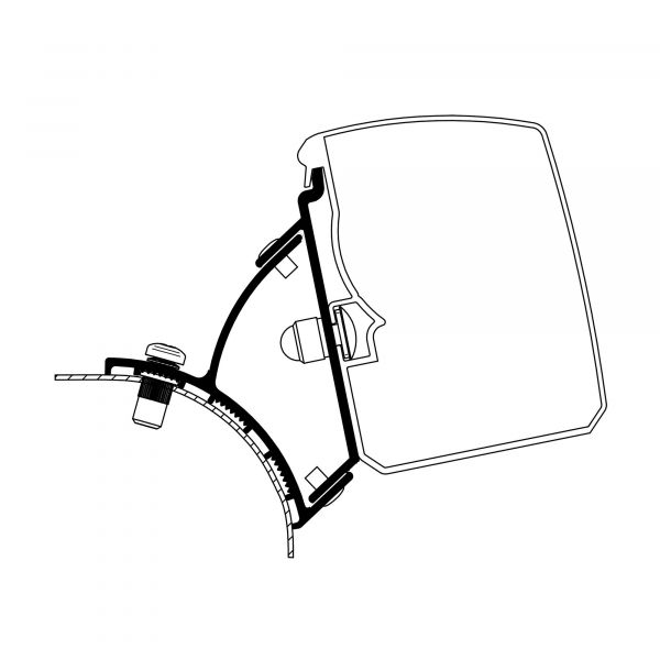 Thule Adapter VW T5/T6 Minivan für Thule 3200