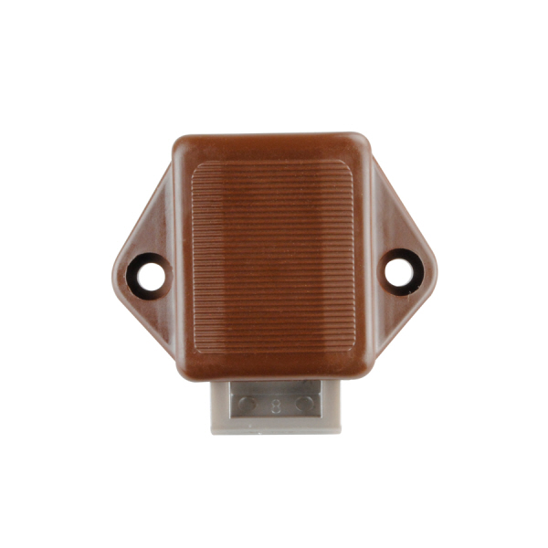 Häfele Mini-Push-Lock-Schloß braun