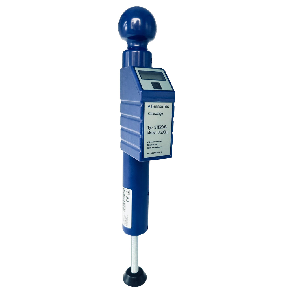 ATSensoTec Digitale Stützlastwaage STB 200 B mit Bluetooth, blau