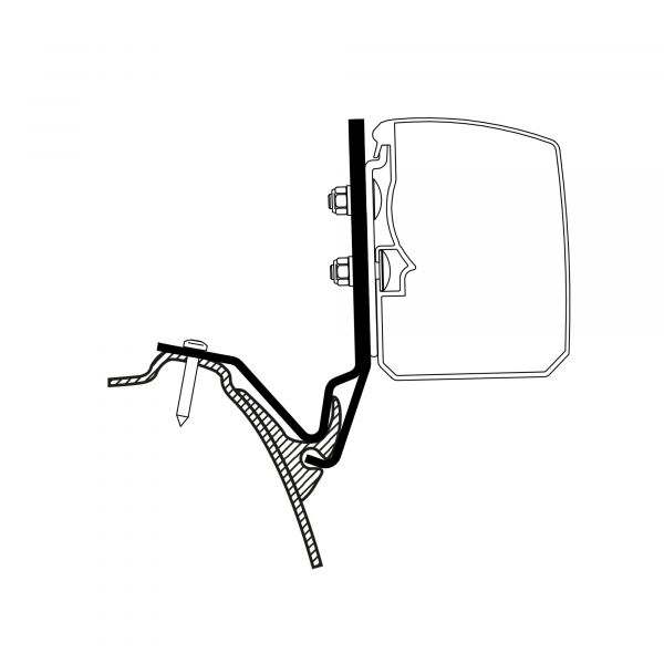 Thule Adapter Westfalia Kepler One/Five/Six für Thule 3200