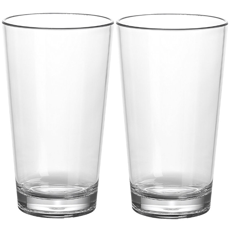 Gimex Latte Macchiato Glas klar, 2er Set