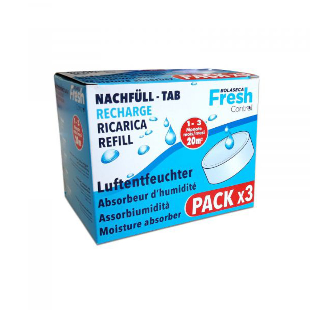 Luftentfeuchter Nachfülltabs 3-er Pack