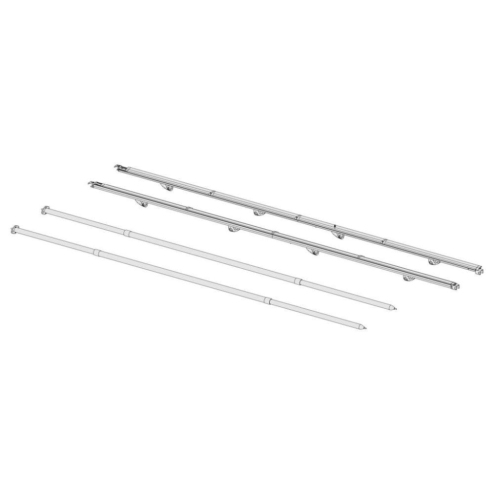 Fiamma Kit Fast Clip 2.0, Auszug 2,5 m, Privacy Room F45/F65/F80 (Nr. 98661-010)