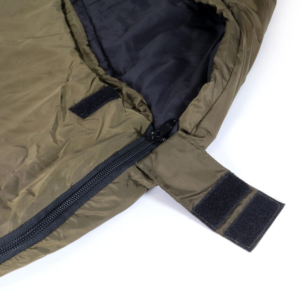Origin Outdoors Schlafsack Compact Lite Mumienform oliv / schwarz links