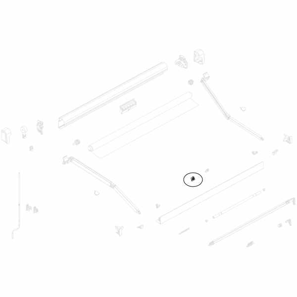 Dometic Halterung Frontblende für PW 1100 (Nr. 4470000823)