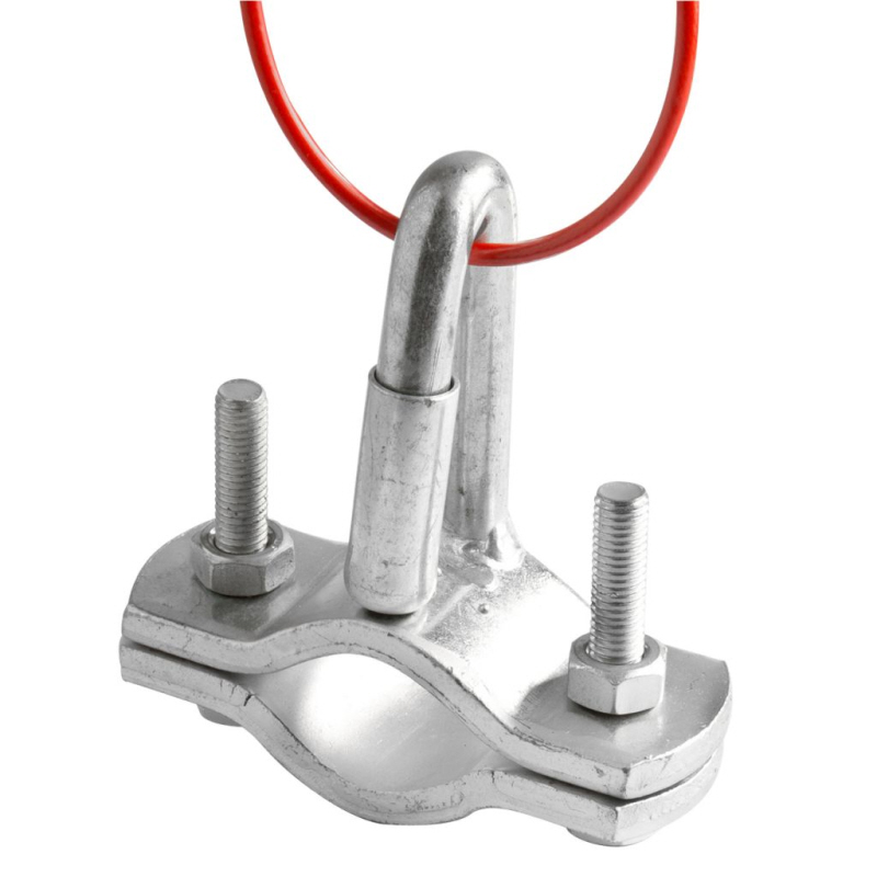 moog Trailerparts Sicherungsschelle mit Öse für Abreißseil