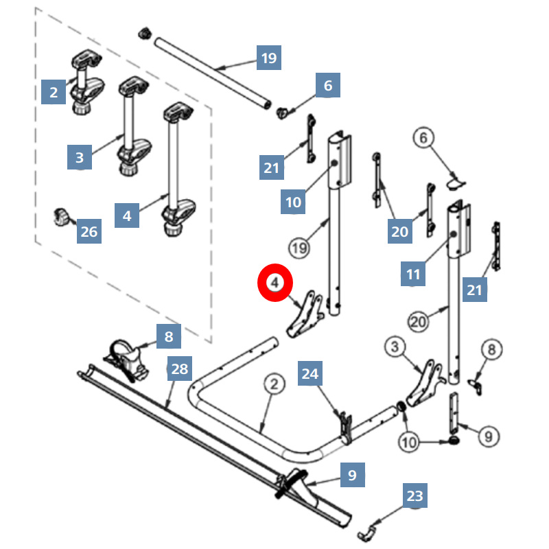 BR-Systems Kippplatte Bike lift
