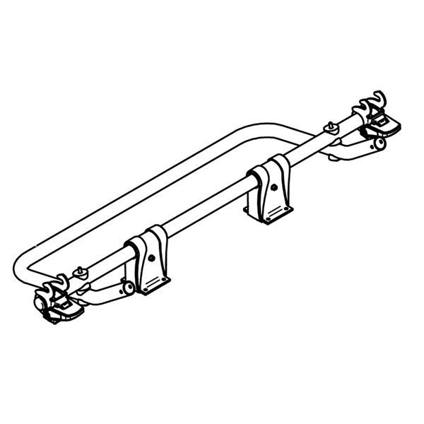 Schienenbügel-Träger Thule Caravan Superb SV V16