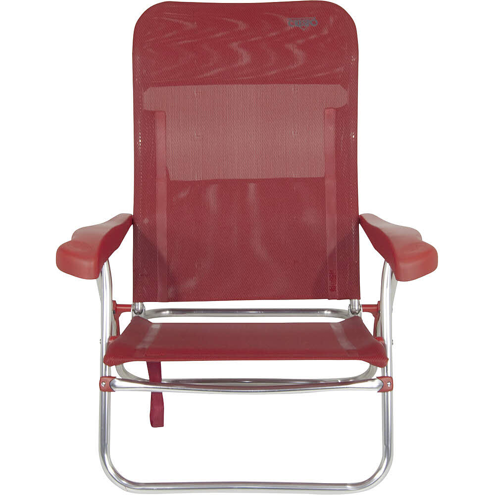 Crespo Strandstuhl Beach Chair rot