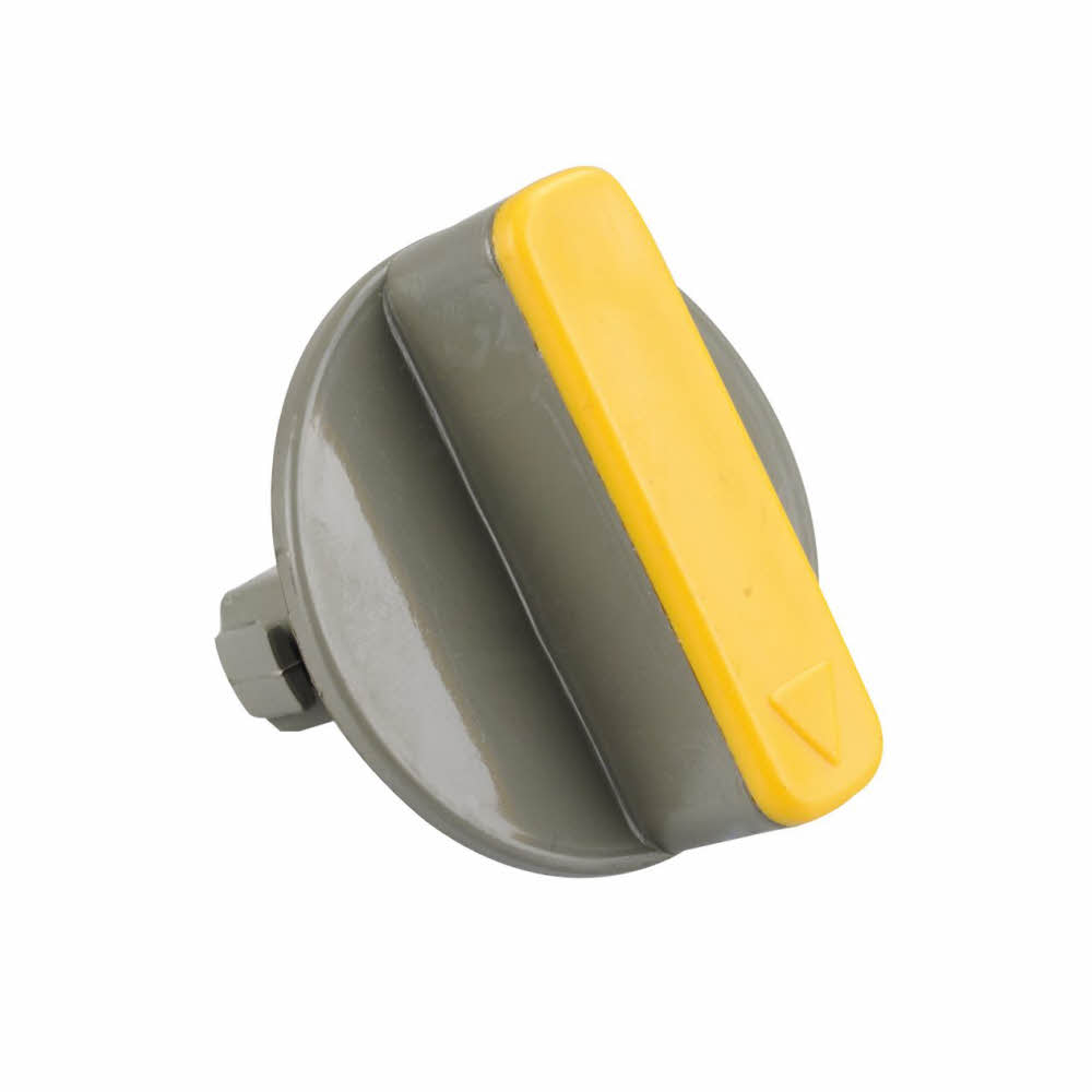 Thetford Schieberknauf grau/gelb f. C2/C3/C4 (Nr. 21458-74)