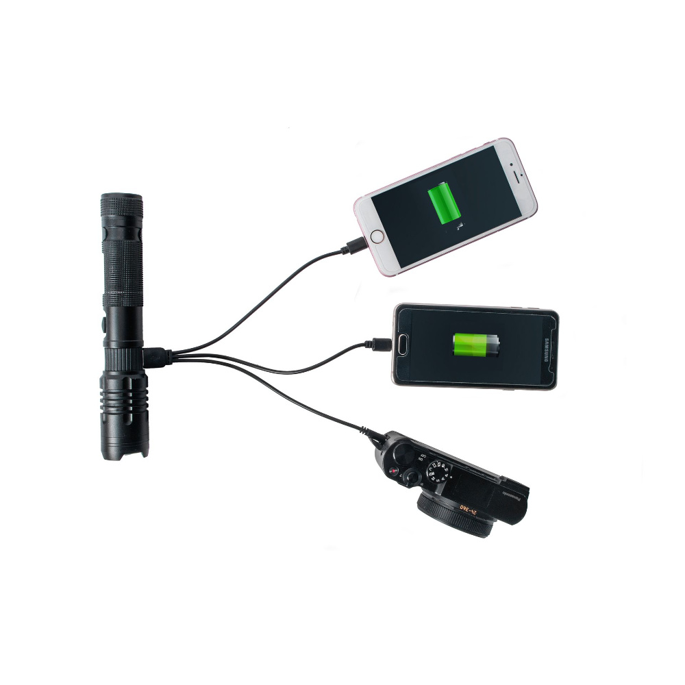 Origin Outdoors LED-Taschenlampe Powerbank 1000 Lumen