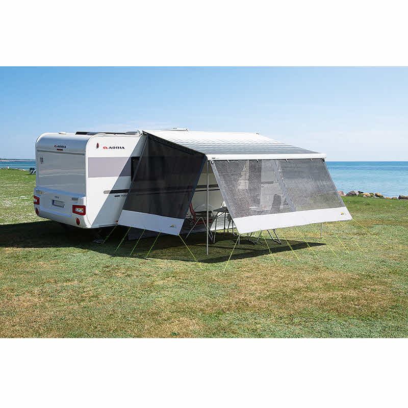DWT Markisen-Vorderwand Happy Sun schwarz