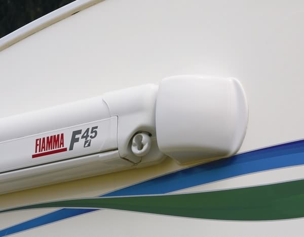 Fiamma-Spoiler für Markisen Polar white-bis 5,5 m
