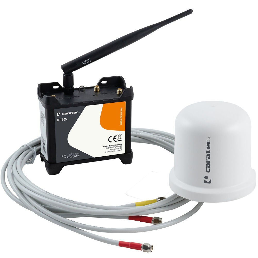 Caratec LTE/WiFi-Routerset Electronics CET300R, weiß
