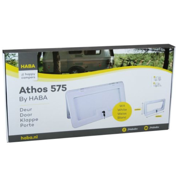 HABA Serviceklappe Crusader Athos - 595 x 315 mm, weiß