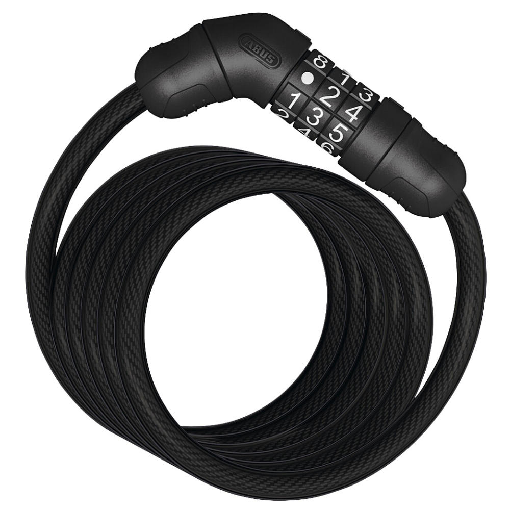 Abus Spiralkabelschloss 4508C150 BK Star