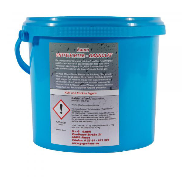 GUG Raumentfeuchter-Granulat Nachfüllpack 5-ltr Eimer