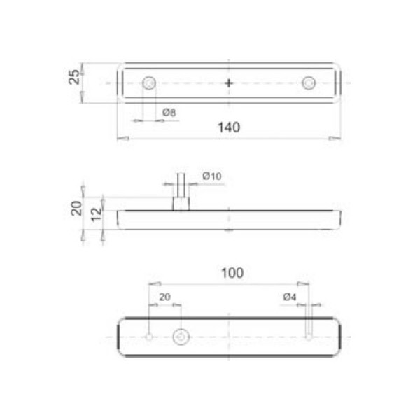 Jokon LED-Begrenzungsleuchte ohne Rückstrahler PL 2013